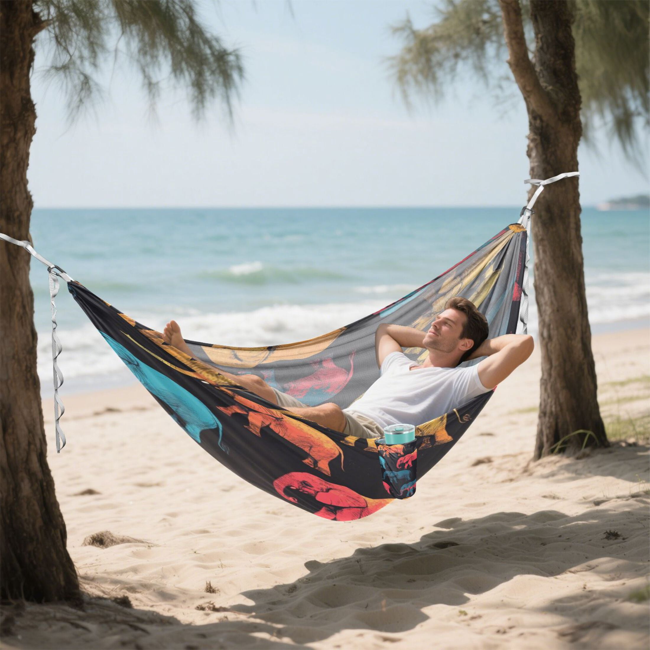 Hammock Camping Hammock Nylon Portable Hammock Travel Camping Hammock Cool Elephant