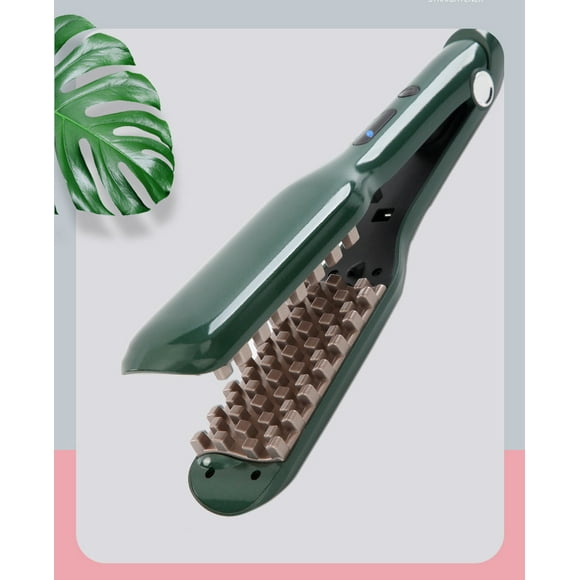 Férula de iones negativos para permanente de cabello, permanente de cabello con barba de maíz esponjoso, almohadilla para la raíz del cabello, férula para permanente de cabello femenino y masculino