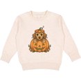 thumbnail image 2 of Inktastic Halloween Goldendoodle Pumpkin Toddler Sweatshirt, 2 of 4