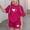 Hot Pink, variant on Girls Graphic Outfit Sets, Crew Neck Casual Summer Short Sleeve Kids Clothing Set Pink Size 7-8T