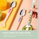 thumbnail image 3 of Fruit Puree Spoon Double Head Baby Food Spoon Baby Silicone Feeding Spoon for Infant, 3 of 3