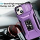 thumbnail image 3 of Funda para GANGXUN iPhone 15 Plus - Soporte metálico, Función magnética, Morado, 3 of 6