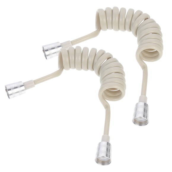 AURARMLET 2Ud Manguera Reemplazo Para Cabezal De Ducha Flexible En PVC Gris Para Uso Doméstico