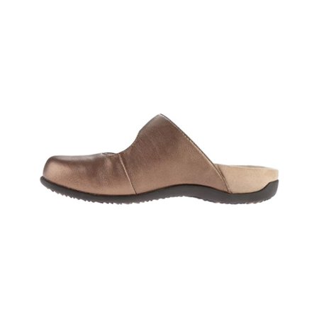Vionic Women's Joan Mary Jane Mules – Slip-On With Hook & Loop Strap, Cushioned Arch Support