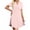 Pink, variant on Jamicy Womens Summer Sleepwear Dresses Valentine's Day Gifts Nightgowns for Women Button Down Pajamas Tops Short Sleeve Sleepwear V-Neck Sleepwear