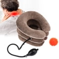 thumbnail image 1 of Inflatable Cervical Collar, Non-Deformation Durable To Use Skin-Friendly Fabric Cervical Collar, For  Plaid, 1 of 8