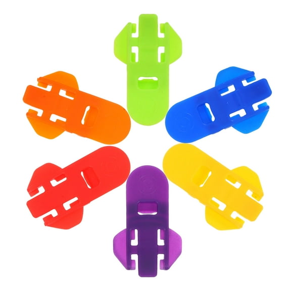 Raindrops Plastic Can Opener and Cover Assorted Color for Opening Cans with Ease and Durability 12 Pieces