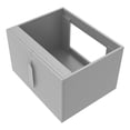 thumbnail image 3 of Alpine 24" Wood Floating Vanity Base with Drawers in Gray, 3 of 5