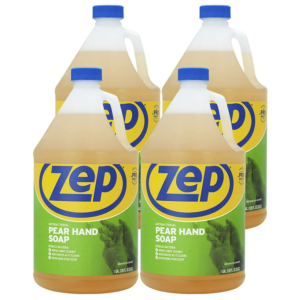 Zep Antibacterial Hand Soap 1 Gallon R53924 (Case of 4) Kills up to 99.9 of harmful bacteria