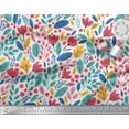 thumbnail image 3 of Soimoi Green polyester Crepe Fabric Artistic Leaf & Floral Fabric Prints By Yard 42 Inch Wide, 3 of 3