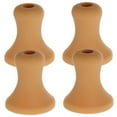 thumbnail image 6 of UPGRATOR Cucurbit Flute Mouthpiece Cover 4Pcs Silicone Chocolate Protector for Performance, 6 of 8