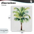 thumbnail image 4 of Stupell Industries Coastal Breezy Fronds Palm Canvas Art, 36 x 48, by Shelly Craig, 4 of 8