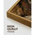 thumbnail image 5 of Drsoum Landscape 24x36in Natural Framed Canvas Wall Art Vintage Classical Seaside Path Wilderness Prints Modern Hallway Bathroom Office Decor, 5 of 5