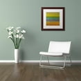 thumbnail image 3 of Trademark Fine Art "Chartreuse Line" Canvas Art by Michelle Calkins, White Matte, Wood Frame, 3 of 4