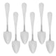 thumbnail image 2 of 6 cucharas de acero inoxidable con dientes para fruta y helado (plateadas), 2 of 5