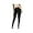 Black, variant on Womens Curvy High Waist Stretch Butt Lifting Skinny Colombian Jeans
