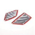 thumbnail image 3 of Car Instrument Panel Air Outlet Vent Frame for 2011-2017 5 Series Rear Air Conditioning Vent Grille Carbon Fiber Pattern, 3 of 5