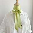 thumbnail image 2 of YooGuoGuo Stylish Solid Color Scarf Ribbon Scarf Long Skinny Satin Belt Sash Necktie Neck Scarf Choker for Women Lady, 2 of 2