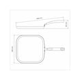thumbnail image 2 of Plancha Tramontina en Aluminio con Revestimiento Interno con Antiadherente Starflon Max y Externo de Poliéster Rojo 28 cm 1,1 L, 2 of 2