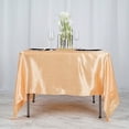 thumbnail image 2 of BalsaCircle 72" x 72" Square Satin Table Overlays - Wedding Party Reception Catering Linens Dinner Banquet Event Decorations, 2 of 6
