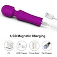 thumbnail image 4 of TLUDA Personal Wand Massager for Women, Rechargeable Handheld Mini Massager for Neck Back Shoulder,Purple, 4 of 8