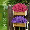 thumbnail image 2 of Scidweet 24 Bundles Fake Flowers Outdoor, Artificial Plants Faux Flowers Spring Summer Outside for Home Garden Porch Window Box Decorations, Purple, 2 of 6