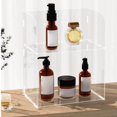 thumbnail image 4 of Acrylic Display Rack Stand Risers Shelf Jewelry Holders Doll Perfume 20cmx10cmx20cm Doll Perfume Glasses 2Tier, 4 of 9