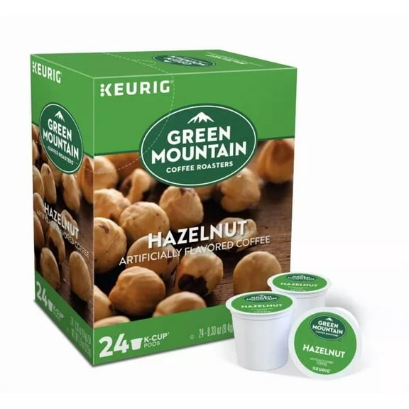 Green Mountain Coffee Hazelnut - K-Cup Pod - Light Roast - 48 Ct