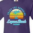 thumbnail image 4 of Inktastic Summer Enjoy the Sunshine Laguna Beach California in Blue Youth T-Shirt, 4 of 5