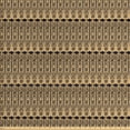 thumbnail image 1 of Vintage Fabric by the Yard, Abstract Repetition of Hatched Drawn Style Motifs with Egyptian Details, Upholstery Fabric for Dining Chairs Home Decor Accents, Dark Grey Pastel Brown by Ambesonne, 1 of 4