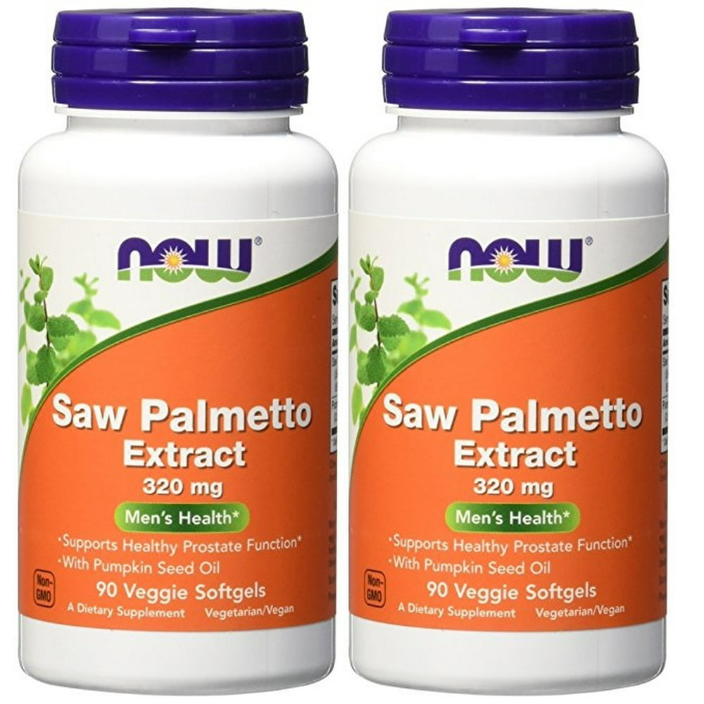 Now Foods - Saw Palmetto Extract 320 mg 90 Veggie Softgels (Pack of 2 ...