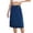 Blue, variant on Ediodpoh Long Denim Skirts for Women Women's Summer Casual Elastic Waist Denim Skirts Loose Solid Color A Line Midi with Pockets Womens Skirt Blue XL
