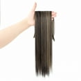 thumbnail image 3 of Dulchany 7PCS Clip in Hair Extensions Hair Silky Straight Clip on Hair Extensions, 3 of 6