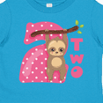 thumbnail image 4 of Inktastic Pink Sloth 2nd Birthday Girls Toddler T-Shirt, 4 of 5