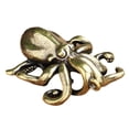 thumbnail image 5 of Huepoe Solid Brass Octopus Ornament - Vintage Tabletop Decor for Home, Office, Car, Desk, Shelf - Unique Collectible Figurine, 5 of 8