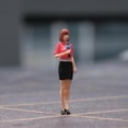 thumbnail image 4 of Figurines de Personnes Modèles 1/64 en Résine, Collection, Décoration de Train Ferroviaire, Paysage, reporter Féminin, 4 of 8