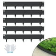 thumbnail image 1 of VEVOR Steel Landscape Edging, 5-Piece Steel Garden Edging Set, 39-Inch Long x 5-Inch High Band, Bendable Metal Landscape Edging, 3.15-Inch Nail Height, 1 of 9