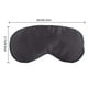 thumbnail image 5 of Antifaz para dormir de seda, ligero y cómodo, supersuave, antifaz contorneado ajustable para dormir, trabajar por turnos, siestas, la mejor visera nocturna para hombres y mujeres, color negro Adepaton WFLD-132, 5 of 5