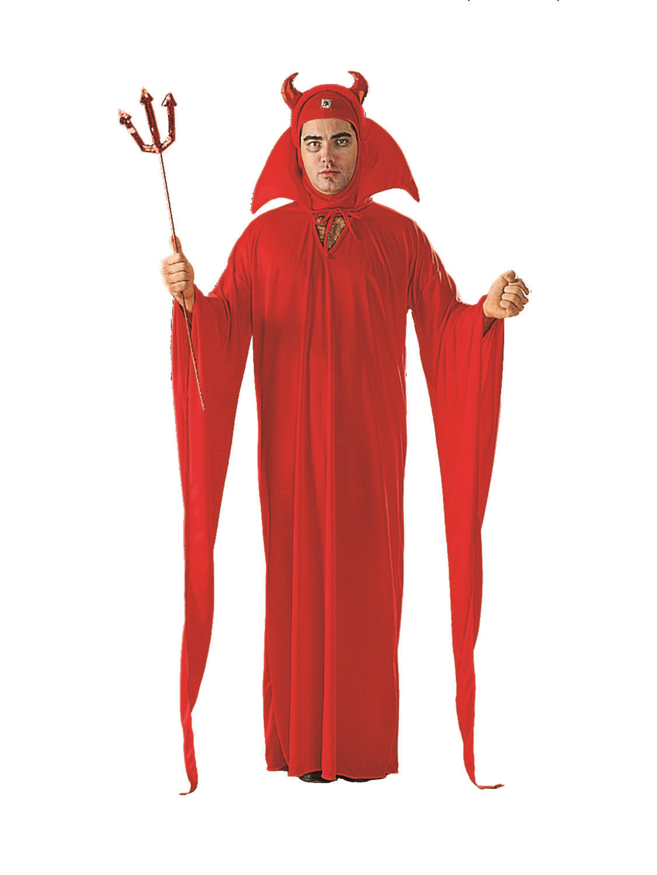 Lucifer-Adt Std Red Robe, Hood - Walmart.com