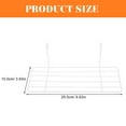 thumbnail image 3 of Milisten Straight Shelf Storage Basket Rack Iron 1Set, 3 of 6