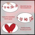thumbnail image 2 of Banner Yochamc Love is in the Air con brillo rojo, 2 of 6
