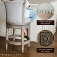 thumbnail image 2 of Maven Lane Tabouret de Bar Pivotant en Bois Chêne Réhabilité, Lot de 2, 2 of 6