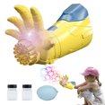 thumbnail image 1 of Pistola de burbujas eléctrica para niños, juguete inspirado en la película, máquina de burbujas de jabón para manos con luz, juguete soplador automático, regalo, 1 of 9