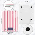 thumbnail image 2 of Digital Kitchen Food Scale Weight Grams Oz for Baking Cooking Coffee 11lb 0.05oz/1g Glass Pink Striped, 2 of 7