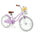 thumbnail image 1 of Prorider 20" Kids Bike with Height Adjustable Handlebar & Seat Hand Brake & Coaster Brake Purple, 1 of 8