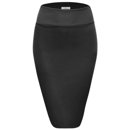 Scuba Pencil Skirt Midi Bodycon Skirt Below Knee Skirt, Office Skirt High