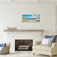 thumbnail image 2 of Stupell Industries Cloudy Beach Painting Nature Painting Gray Framed Art Print Wall Art, 30 x 13, 2 of 8