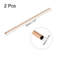 thumbnail image 2 of Uxcell 4mm OD 0.25mm Wall Thickness 200mm Length Copper Round Tube 2 Pack, 2 of 5