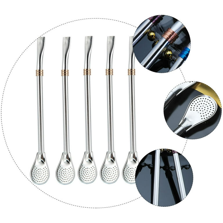 Official Stanley Classic Mate Set - Mate + Spoon Straw - Stainless Steel