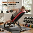 thumbnail image 5 of Adjustable Weight Bench For Home Gym  660lbs Capacity Workout With 8 Backrests Chest Shoulders Arms Compact And Foldable Strength Small Space Apartment Room, 5 of 8